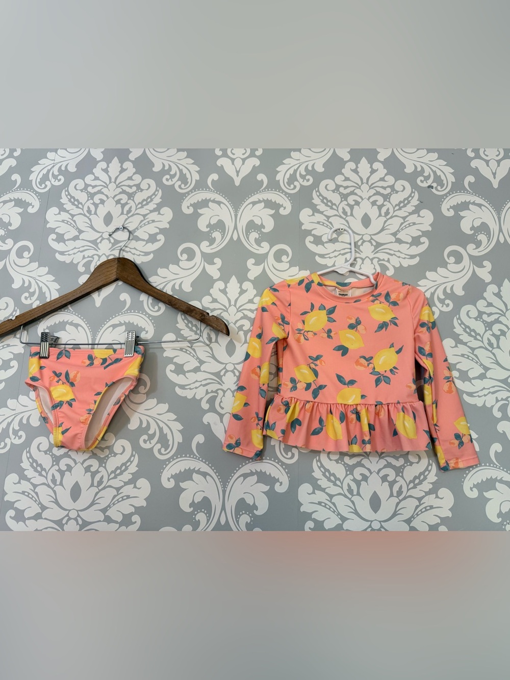 💫10/$25 • Osh Kosh Lemon Print Ruffle Swim Suit